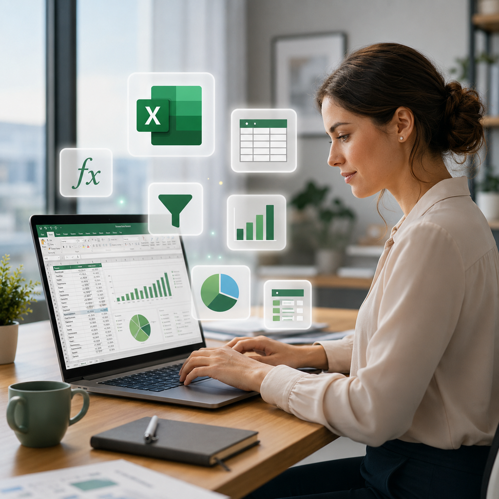 Excel Medio: Dominio de Fórmulas y Datos con Excel 