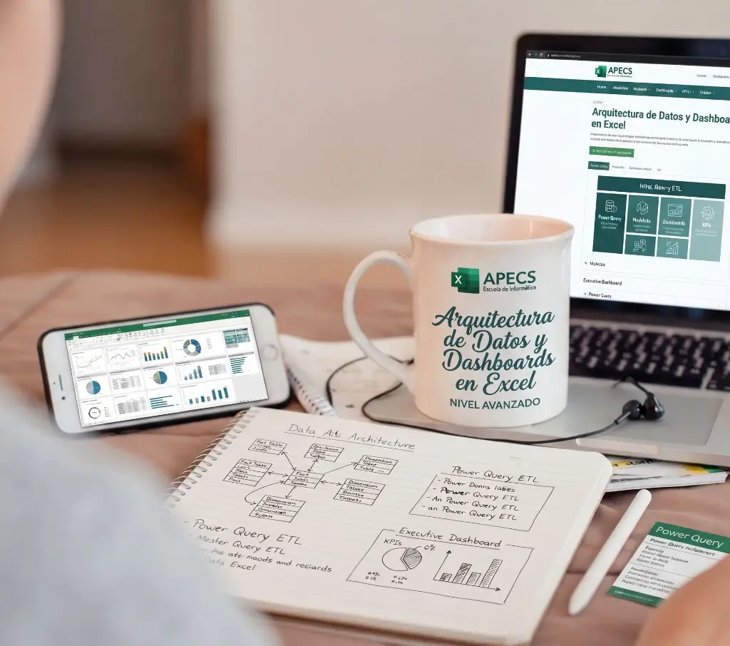 Excel Expert: PowerQuery, Tablas dinámicas y Tableros de control